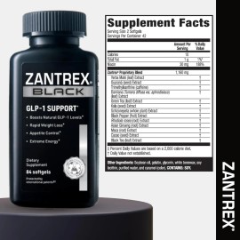 Zantrex Black Eleva Tu Energa Y Regula El Apetito 84cap Sin Sabor                                                                                     