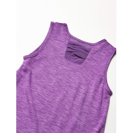 C9 Champion Girls' Performance Tank, Purple Shell Heather, XL