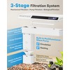 BUCATSTATE 2.6 Gallon Small Fish Tank, 3 Stage Filtration Aquarium