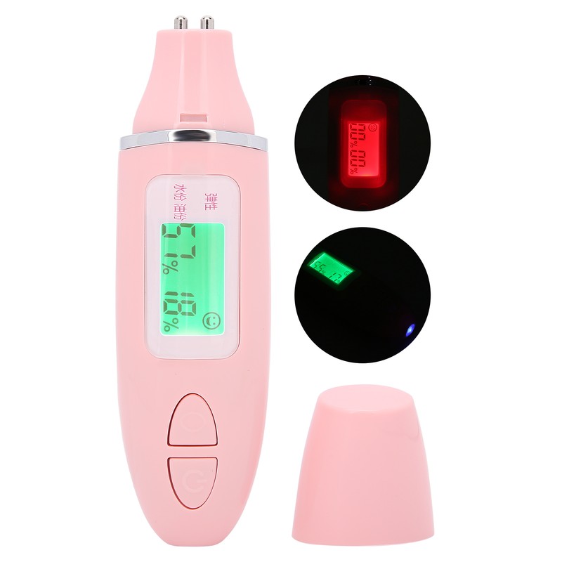 Multifunctional Skin Moisture Tester LCD Display Facial Skin Water Oil