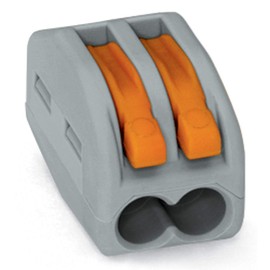 50-Piece Connection Clamp 2 Conductors with Levers 0.8-2.5 millimetres squared 412
