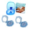 2x Mouthguard Mouthpiece + 2x Nose Clip Anti Snoring Aid