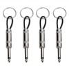SIYIFEI 4 Pack Guitar Plug Keychain Guitar Key Holder 6.35mm