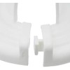 Universal 2-Piece Chains White plastic with Rohrabdeckung