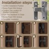 Wawory Heavy-Duty Flip Latch Lock 90 Degree Rotation, Solid Thick
