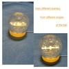 3.15" (80mm) Solar System Crystal Ball 3D Sun System Planets