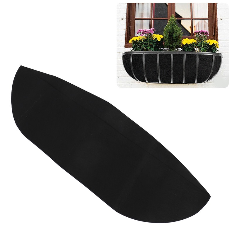 3PCS Planter Basket Liner Felt Fabric Window Box Liner Replacement