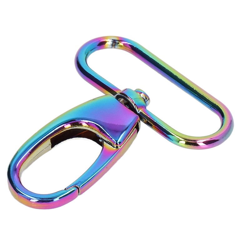 10Pcs Keychain Clasp 38mm Firm Rust Proof Bright Luster Simple