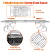 Hisencn Universal Grill Rack for Gas/Wood Pellet/Griddle/Smoker Grill, Adjustable Warming