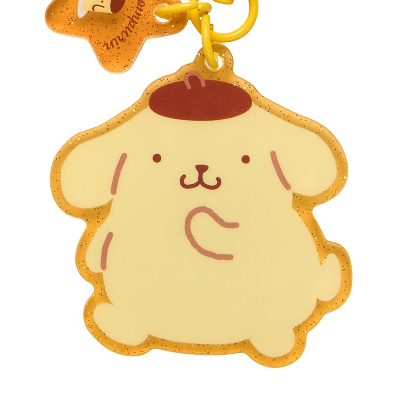 Sanrio 424331 Keyring Hanger with Mascot Pom Pompurin Keychain Strap