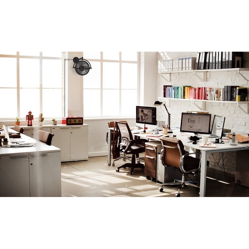 Vento VIVI-DC 10 In. Wall Mount Swivel fan with Folding