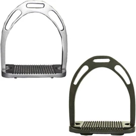 HKM Light Aluminium Stirrups Silver One Size