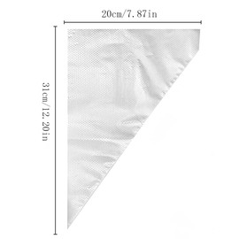 MXDHOKY Pack of 200 Disposable Piping Bags, Piping Bags for Cakes, Cupcakes, Eclairs, Baking and Decorating, Extra Thick