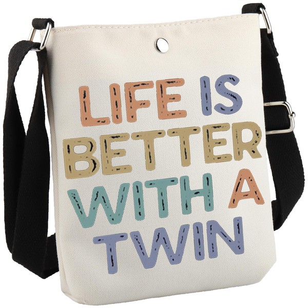 JTOUK Geschwister-Liebesgeschenk, Zwillingsgeschenk, Schwangerschaftsankündigung, Geschenk, Zwillinge, Mama, Geschenk, Life Is