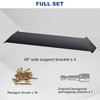 Grehitk 4PC 45 Degree Angle Support Bracket, Pergola Kit Heavy