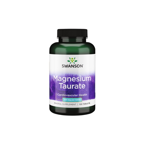 Swanson Magnesium Taurate 100mg - 120 Tablets