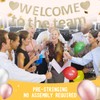Pre-Strung Glitter Welcome to the Team Banner Welcome Banner Welcome