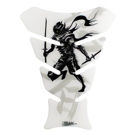 BIKE-label Tank Pad 3D Motorcycle Sticker Motorbike Tank Protector Ninja White X507303VA