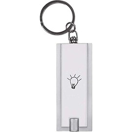 Azeeda 'Lit Lightbulb' Keyring LED Torch (KT00011720)
