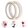 2 Pcs Nail Art Adhesive Tapes 0.5cm+1.2cm Masking Tape White