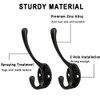Pack of 6 Coat Hooks, Bolatus Coat Hooks, Gooseneck Hooks,