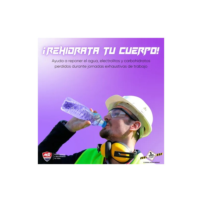 Polvo Para Preparar Bebida Con Electrolitos Energética Mr