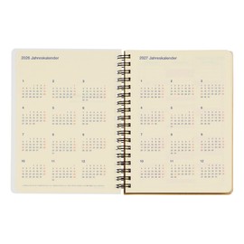 【Delfonics Planner 2026 Edition/Starts October 2025】Rollbahn Diary Piece L Monthly Schedule Notebook (White)