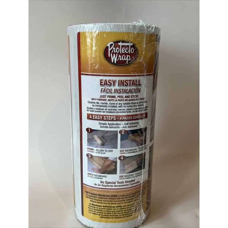 Protecto Wrap Crack Free Tile Floor Kit Anti-fracture & Suppression