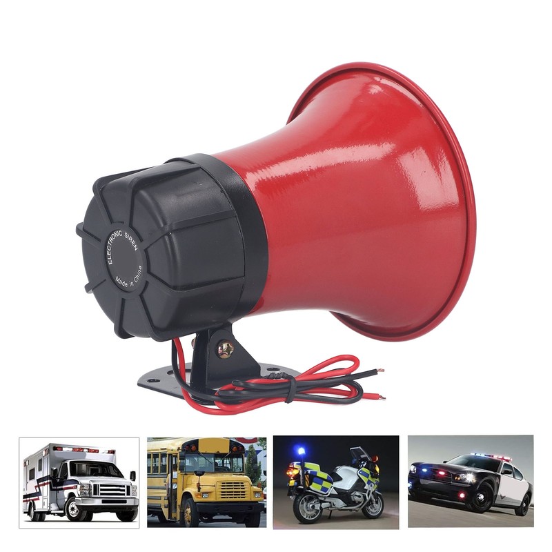 Industrial Alarm Security Siren 120dB 30W Emergency Warning Horn ABS