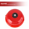 Sonew 4 Inch Fire Alarm Bell, 100 dB Metal Fire