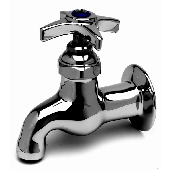 T&S Brass B-0700 Sill Faucet, 1/2-Inch Npt Female Inlet, 4-Arm