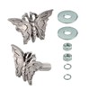 Temzzer License Plate Bolts Screws Anti-Theft Car Tag Frame Bolts