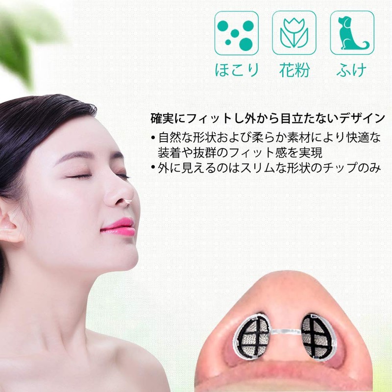 WoodyKnows Ultra Breathable Nose Filter (Round, Medium, Pack of 6)