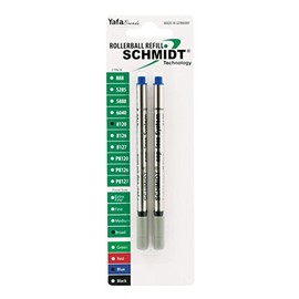 Schmidt 8120 Long Capless Rollerball Refill Broad Point 1.0mm, Blue, 2 Pack Blister (SC58130)