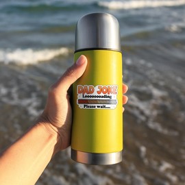 ULTRAVUTT Dad Joke Loading Sticker, Father's Day Waterproof Vinyl Sticker Daddy Birthday Gifts Decorations Laptop Water Bottle Tool Box Kindle Phone Tumbler