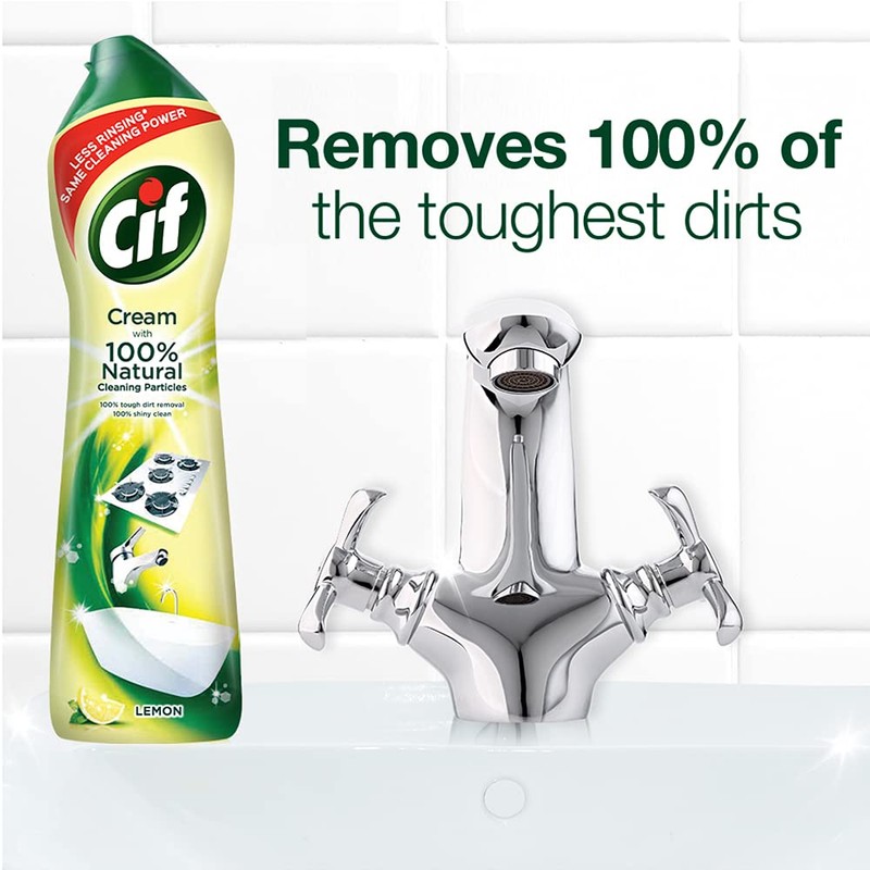 Cif Lemon Flavoured Micro Particles Cream 500ml