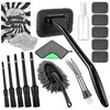 Wovnet 16 Pcs Windshield Cleaner Tool, Car Cleaning Kit with