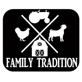 Family Tradition Goat TP 682 6" Decal Sticker farming tractor chicken farm
