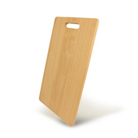 Fackelmann Tagliere per preparare e servire in tavola, con foro per il trasporto e la sistemazione, materiale in legno di faggio di alta qualità, dimensione 33 x 21 x 1 cm, Linea Legno