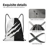 Cool Drawstring Bags Scratch Pattern Art Design Sport Gym Sack