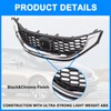 Collect Light Front Bumper Honeycomb Grille for Honda Civic HO1200216