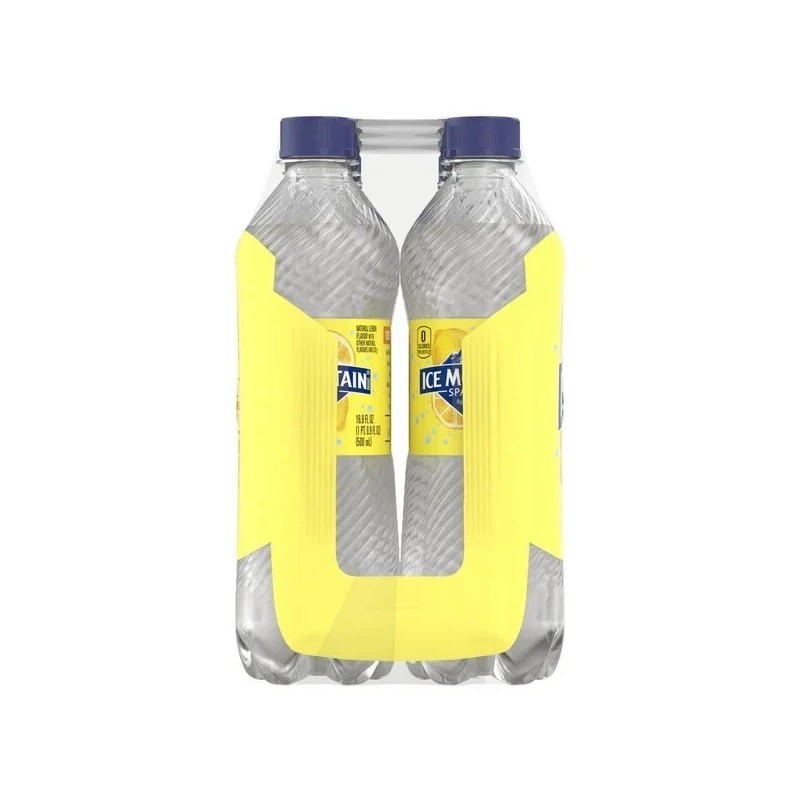 ICE MOUNTAIN Lemon Sparkling Water 16.9oz (16 Pack) FREE ONEDAY