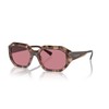Vogue Eyewear VO5554S Sunglasses, Rose Tortoise/Dark Violet, 54 mm