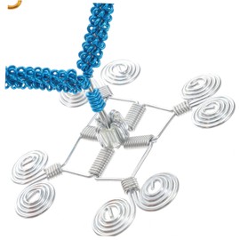 Operitacx 3st Ornamente Bücherständer Für Den Schreibtisch Abstrakte Tischskulptur Esszimmertischdekoration Desktop-Spielzeug Farbiger Handwerklicher Aluminiumdraht Schwingen Liebhaber