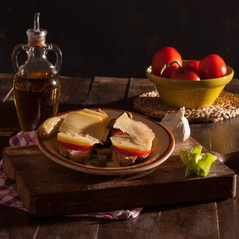 Spanish Cow Milk Cheese Aged Mahon - 1 pound