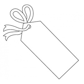 Gift Tag Patchwork Cutter Sugarcraft Cutter