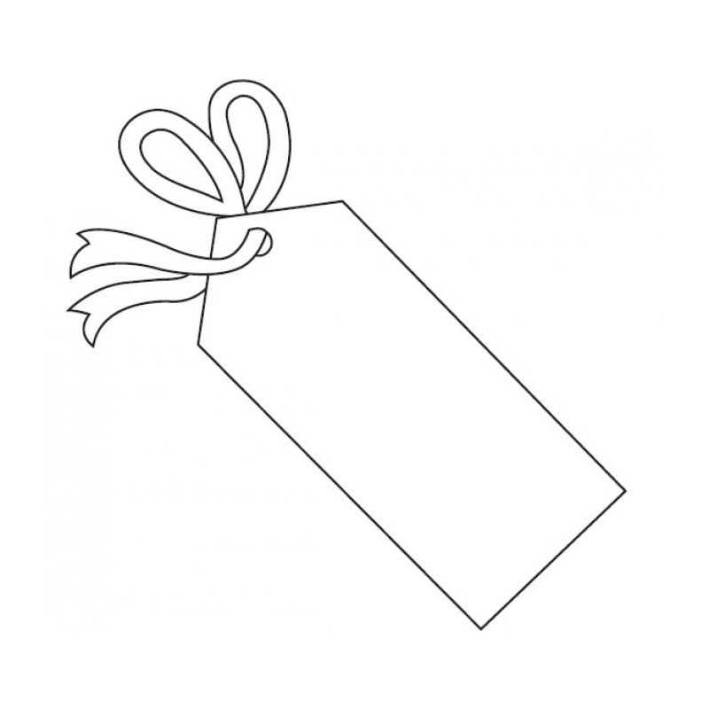 Gift Tag Patchwork Cutter Sugarcraft Cutter