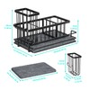 HapiRm Sink Caddy Sponge Holder - Kitchen Sink Organizer with