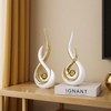 Modern Abstract Art Home Decor Accent,Contemporary Statues Coffee Table Decor