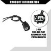Hihaha 2 Pin Alternator Plug Pigtail Harness for Dodge for